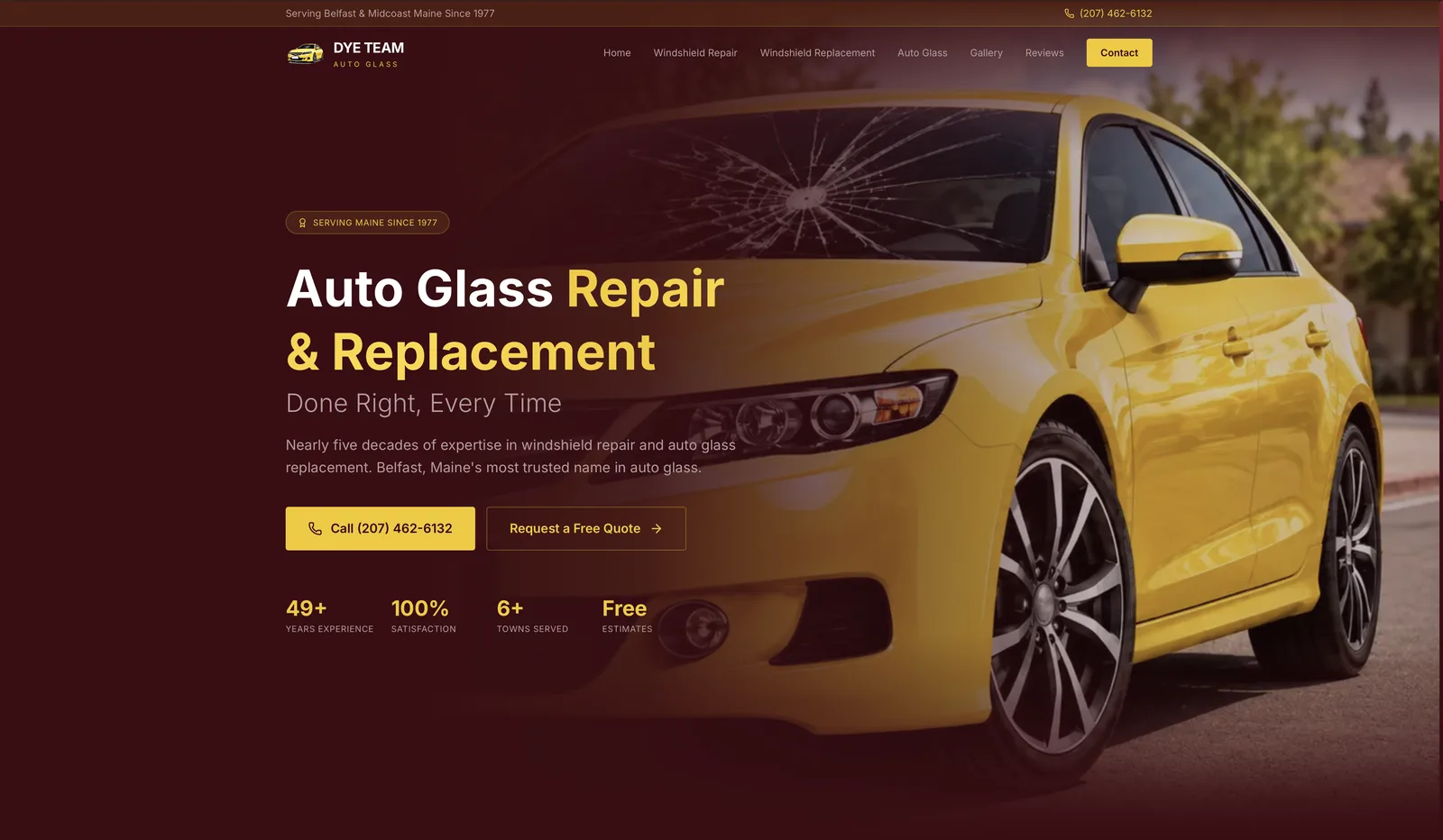 Dye Team Auto Glass