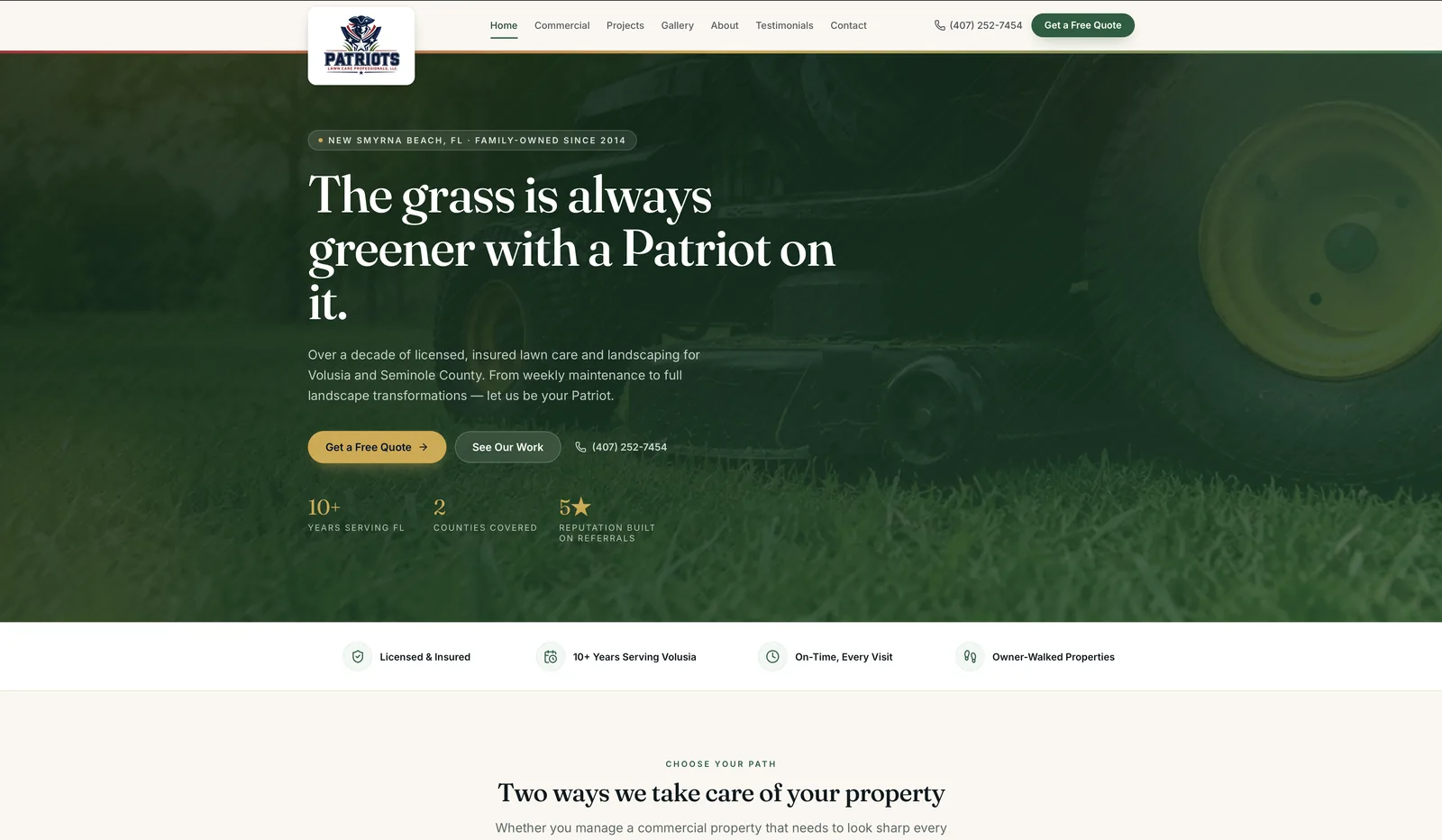 Patriots Lawn Care