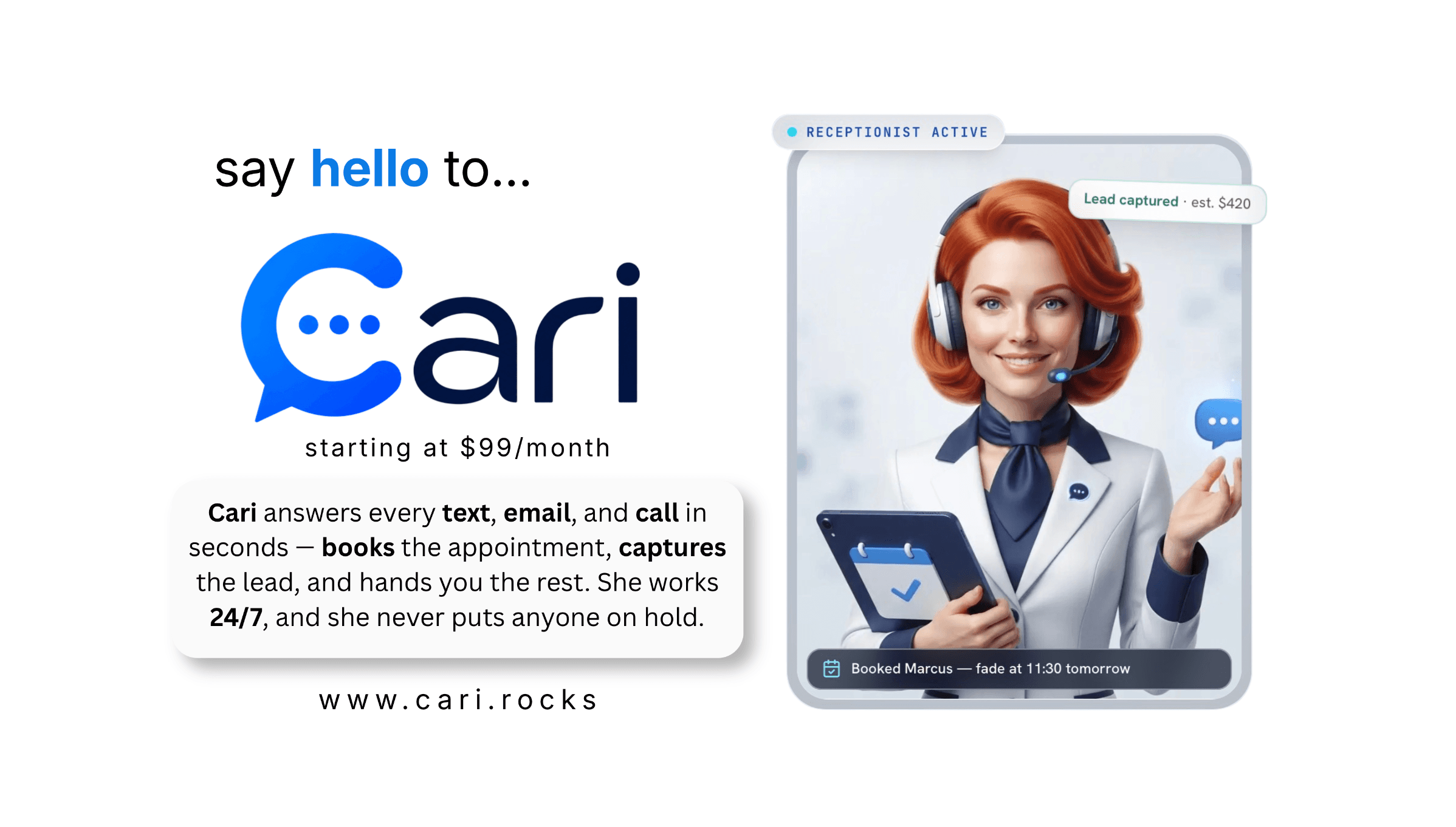 Cari — AI Receptionist